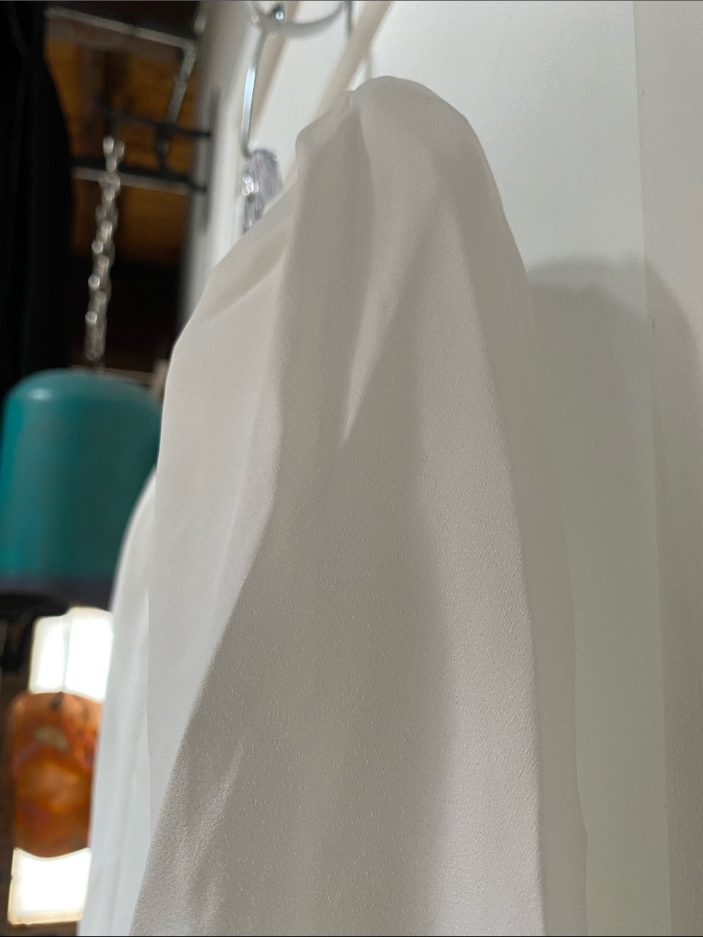 L’Agence Ava Lace Cuff Ivory Blouse - Picture 9 of 14